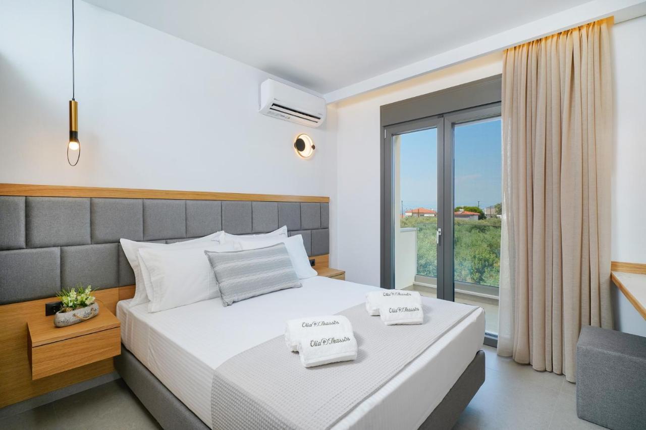 Olia Thassos - Luxury Apartments ภายนอก รูปภาพ